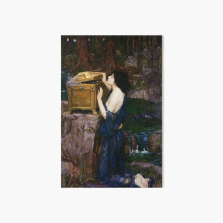 Pandora - John William Waterhouse Art Board Print