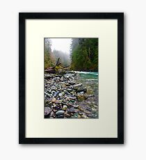 River Rock Framed Print
