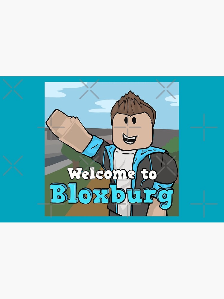 Welcome To Bloxburg Fan Art Laptop Sleeve By Pickledjo Redbubble - how to get money insanely quick in bloxburg roblox cute766
