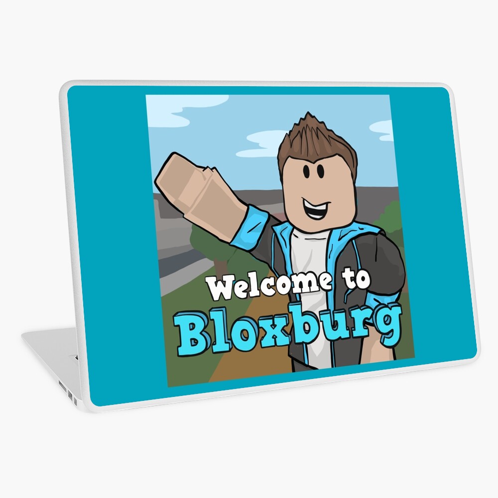 Welcome To Bloxburg Fan Art Laptop Skin By Pickledjo Redbubble