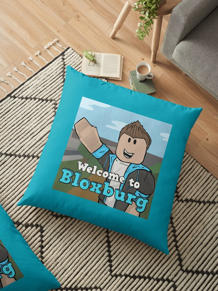 Welcome To Bloxburg Fan Art Floor Pillow By Pickledjo Redbubble - 36 best bloxburg photos images roblox codes roblox pictures