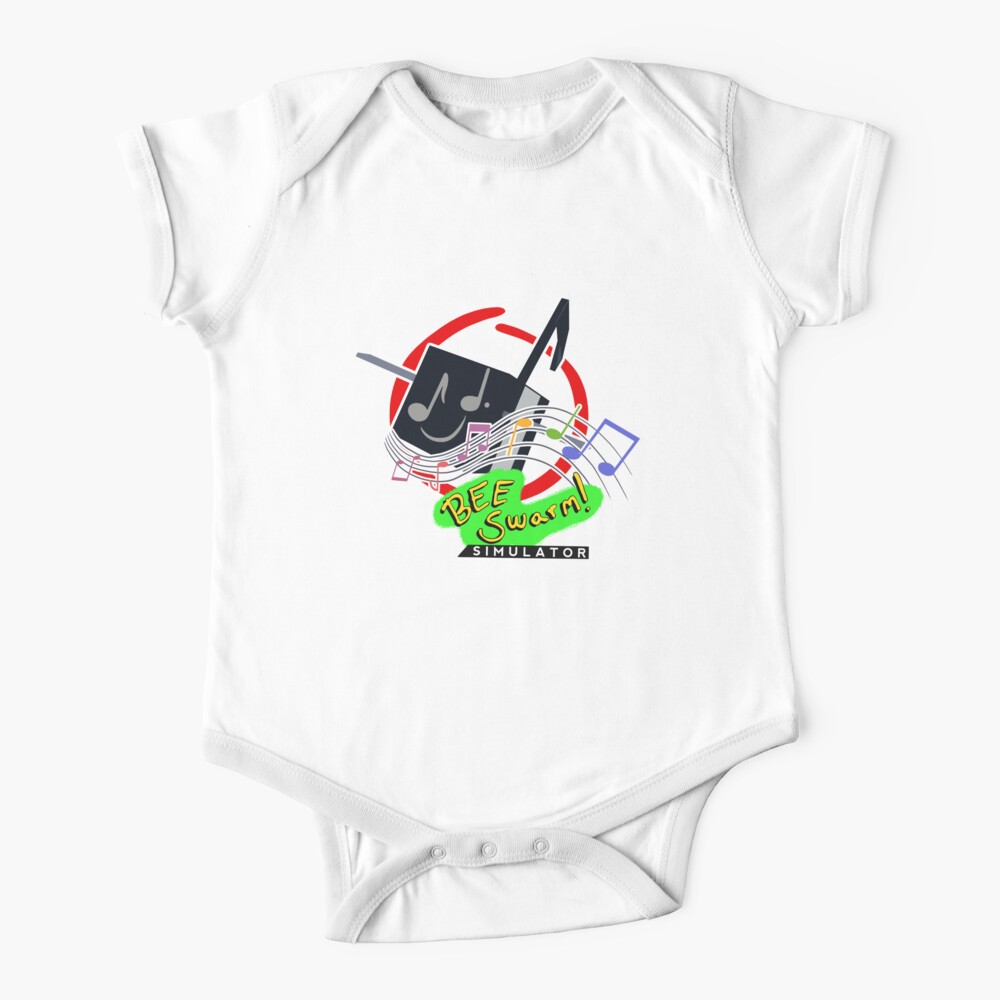Music Bee Bee Swarm Simulator Baby One Piece By Pickledjo Redbubble - bee swarm sim roblox song