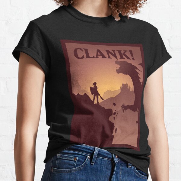 Clank Board Game- Minimalist Travel Poster Style - Gaming Art Classic T-Shirt