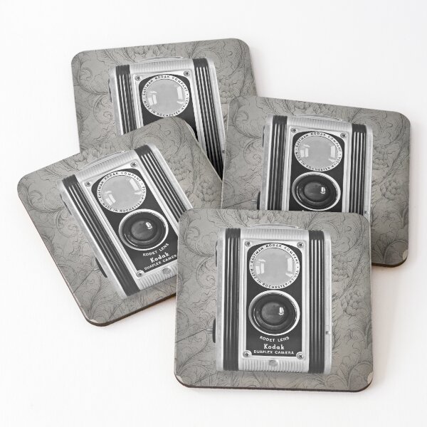 Item preview, Antique Kodak Duaflex Camera - Vintage Black and White designed and sold by Retro Art Factory.