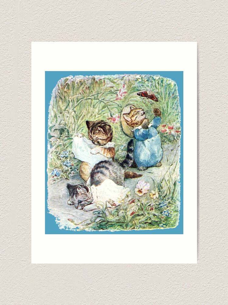 Tom. Moppet and Mittens Kitten - Beatrix Potter | Art Print