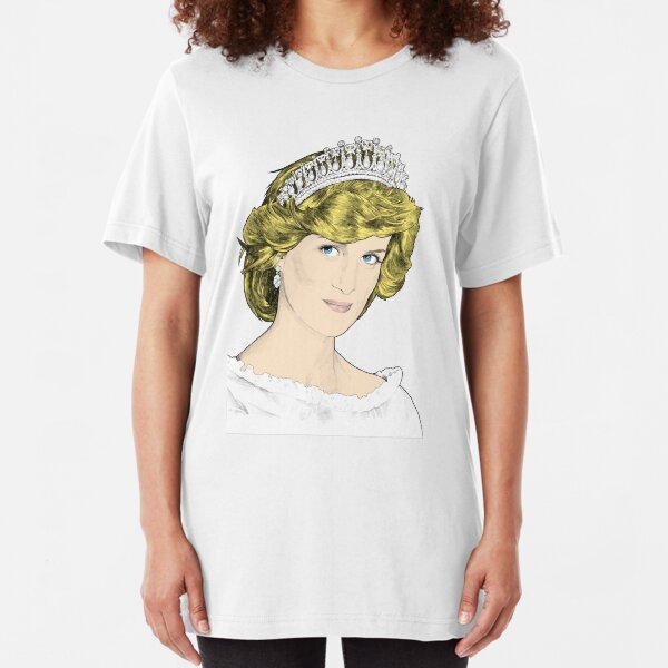 Diana - Queen of Hearts Slim Fit T-Shirt