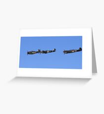 Flying legends Greeting Card