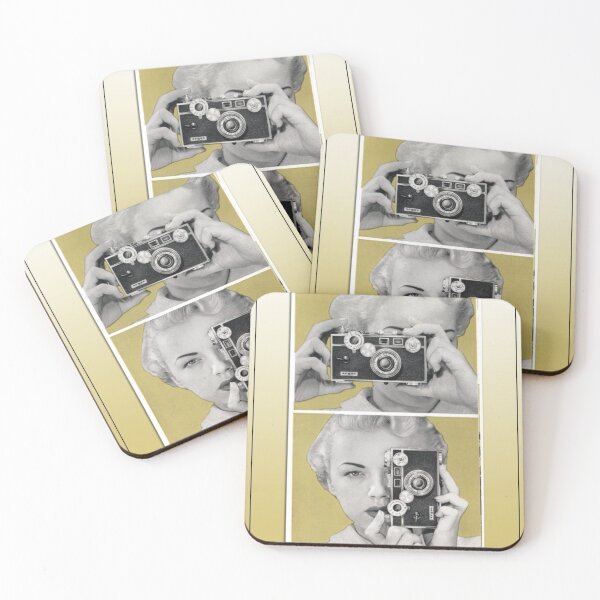 Item preview, Woman with Retro Argus Camera - Vintage Color Graphic designed and sold by Retro Art Factory.