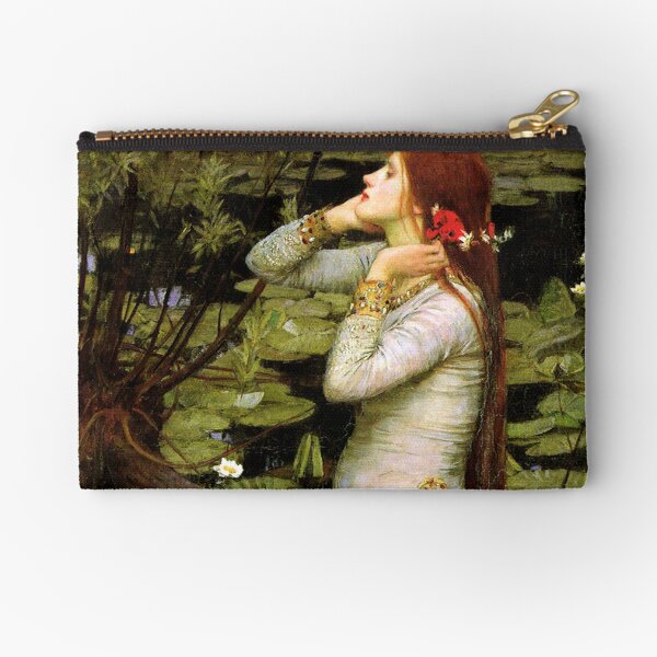 Ophelia 1894 - John William Waterhouse Zipper Pouch