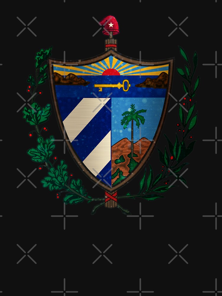 "Cuba Coat of Arms" Tshirt by ockshirts Redbubble