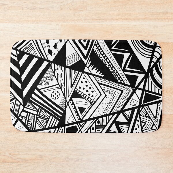 Item preview, black and white doodle designed and sold by Pointit.