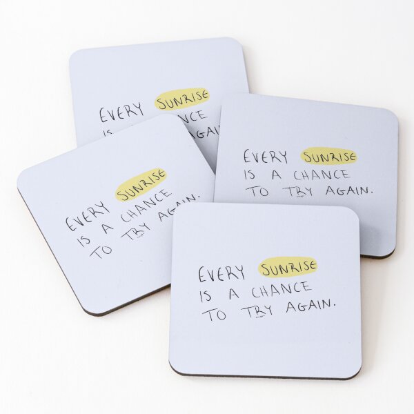 Item preview, Every Sunrise is a Chance to Start Again! designed and sold by livinglyfree.