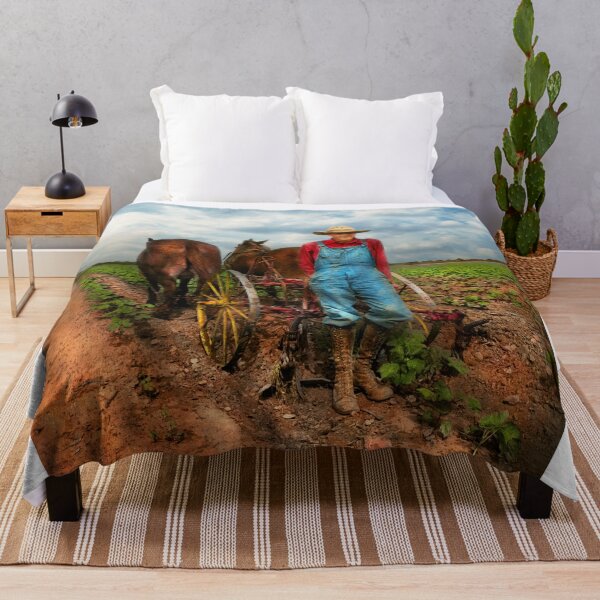 Item preview, Farm - Plowing cotton 1937 designed and sold by Mike Savad Photography.