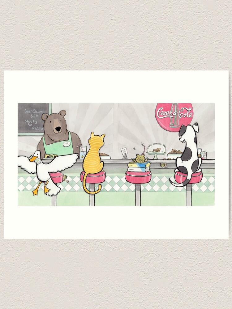 Alternate view of Diner Art Print