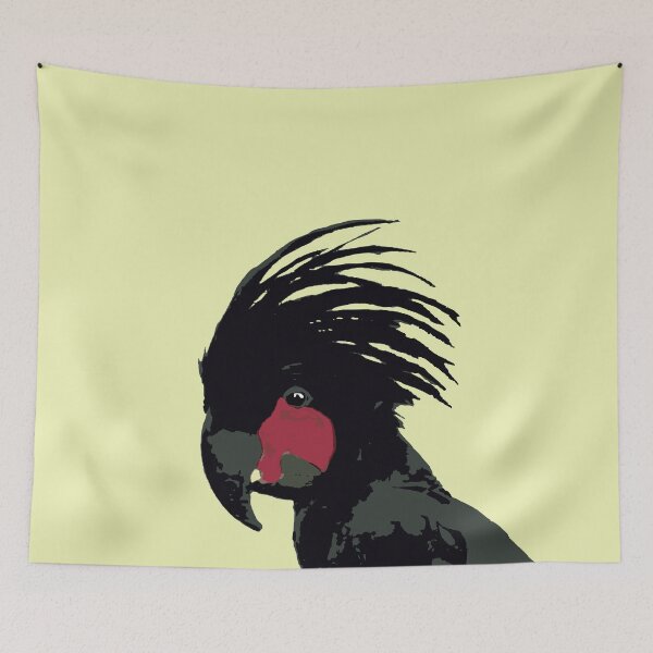Item preview, Palm Cockatoo (Probosciger aterrimus) on lemon designed and sold by ChrissyWild.