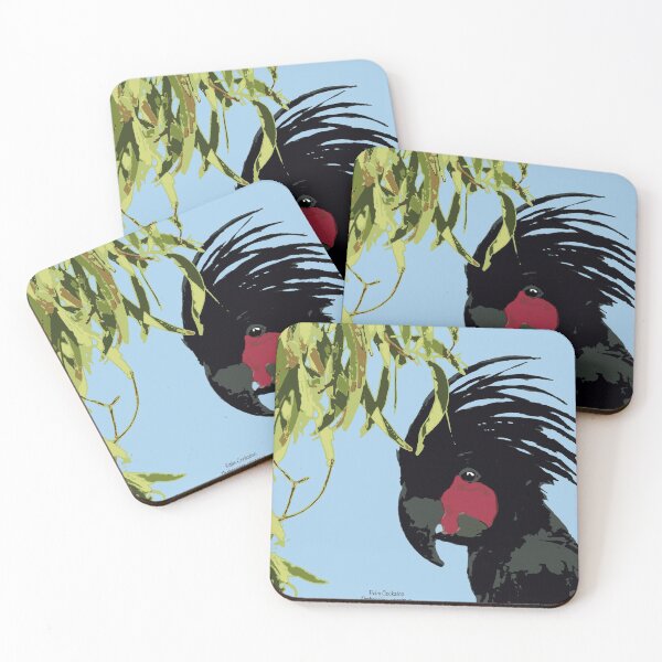 Item preview, Palm Cockatoo (Probosciger aterrimus) on sky designed and sold by ChrissyWild.