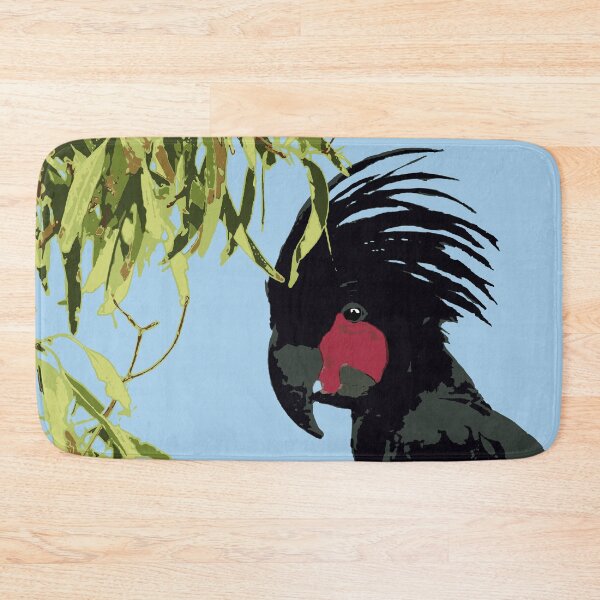 Item preview, Palm Cockatoo (Probosciger aterrimus) on sky designed and sold by ChrissyWild.