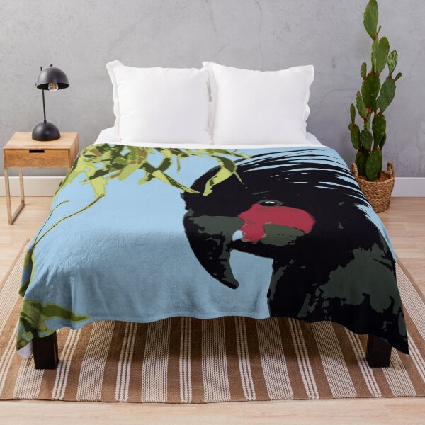 Item preview, Palm Cockatoo (Probosciger aterrimus) on sky designed and sold by ChrissyWild.