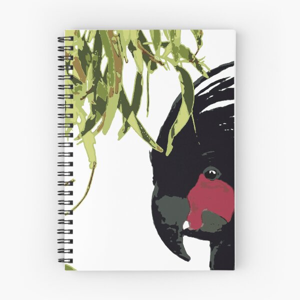 Item preview, Palm Cockatoo (Probosciger aterrimus) on white designed and sold by ChrissyWild.