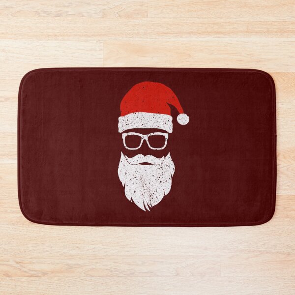 Item preview, Hipster Christmas Santa Claus BartHumor designed and sold by RAWWR.