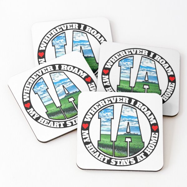 Item preview, Heart Stays Home - Iowa designed and sold by DonDota.