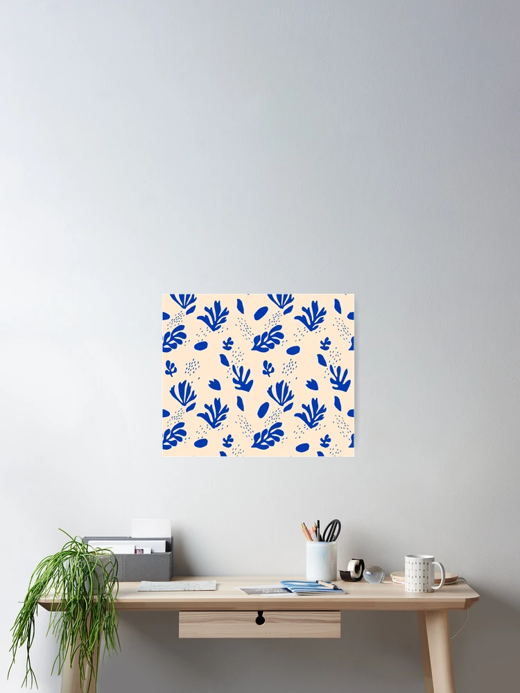 Thumbnail 2 of 3, Poster, Blue Pattern designed and sold by Pointit.