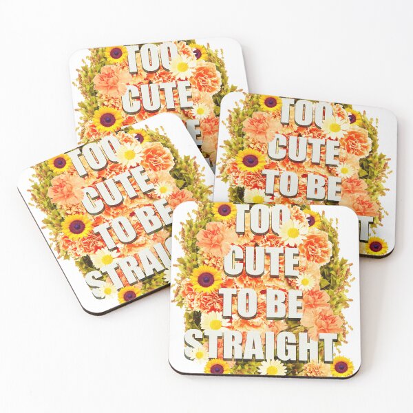Item preview, too cute to be straight designed and sold by remerasnerdas.