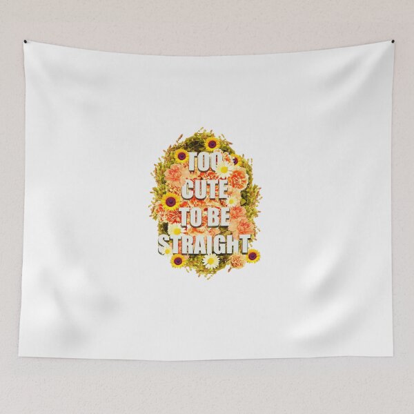 Item preview, too cute to be straight designed and sold by remerasnerdas.