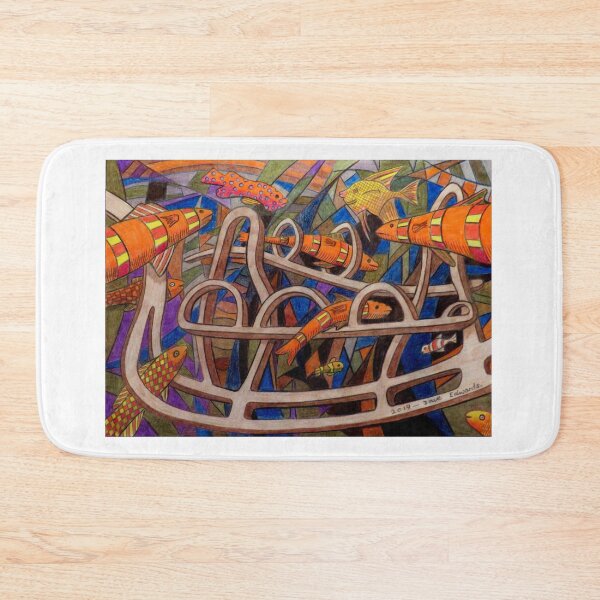 Item preview, 477 - UNDER THE WAVES - DAVE EDWARDS - COLOURED PENCILS - 2019 designed and sold by BLYTHART.
