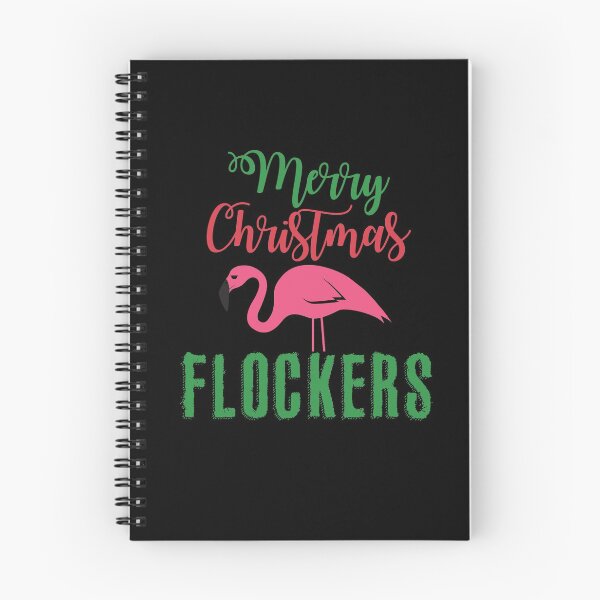 Item preview, Merry Christmas Flockers - Flamingos - Funny Christmas Shirt designed and sold by bkfdesigns.