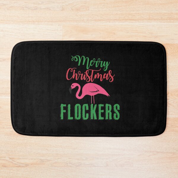 Item preview, Merry Christmas Flockers - Flamingos - Funny Christmas Shirt designed and sold by bkfdesigns.