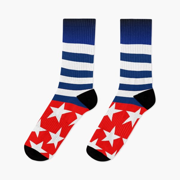 Item preview,   AMERICAN FLAG NOVELTY SOCKS designed and sold by SOCKSbySBD.
