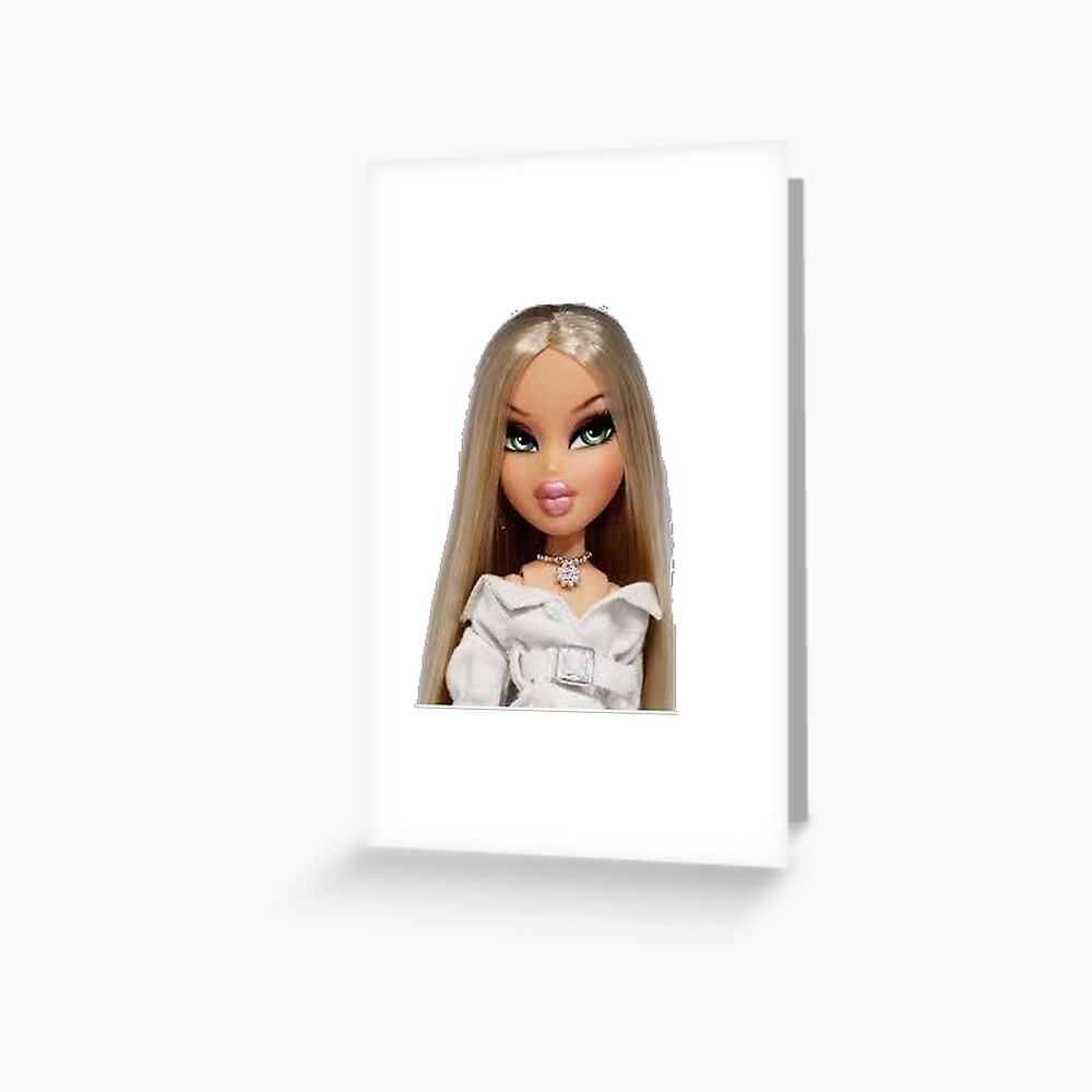 brunette brats doll | Greeting Card