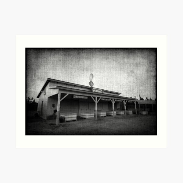 The Peach Stand Art Print