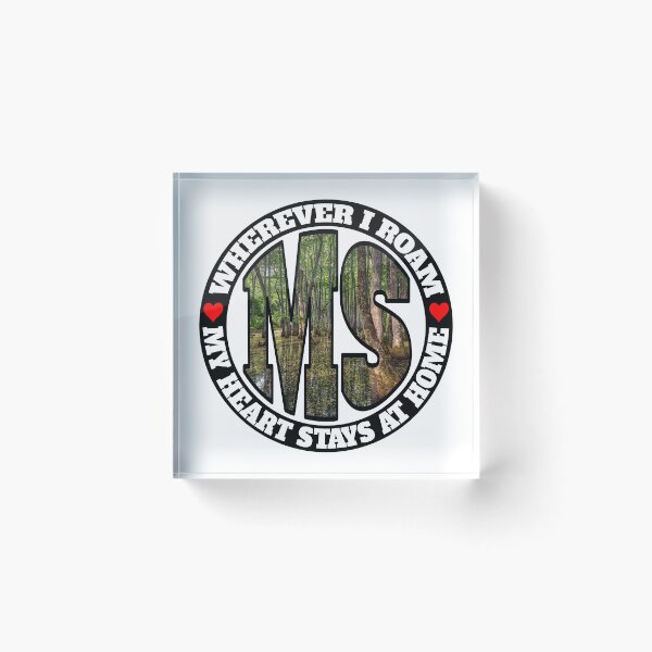 Item preview, Heart Stays Home - Mississippi designed and sold by DonDota.