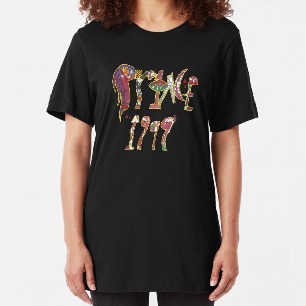 Top Selling Prince 1999 Logo Merchandise Slim Fit T-Shirt