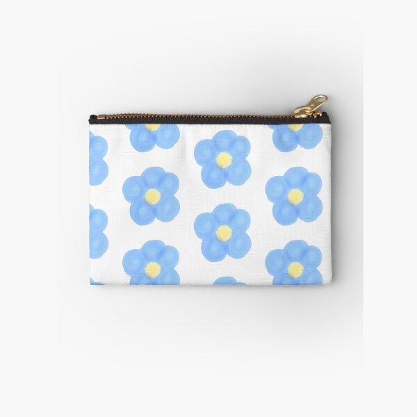 Item preview, Blue blossoms botanical cute print designed and sold by Lilpinkdinoshop.