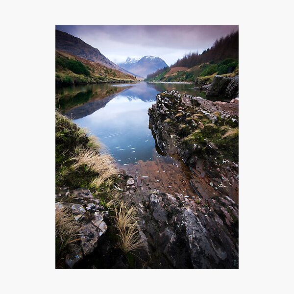 River Etive towards Ben Starav Photographic Print