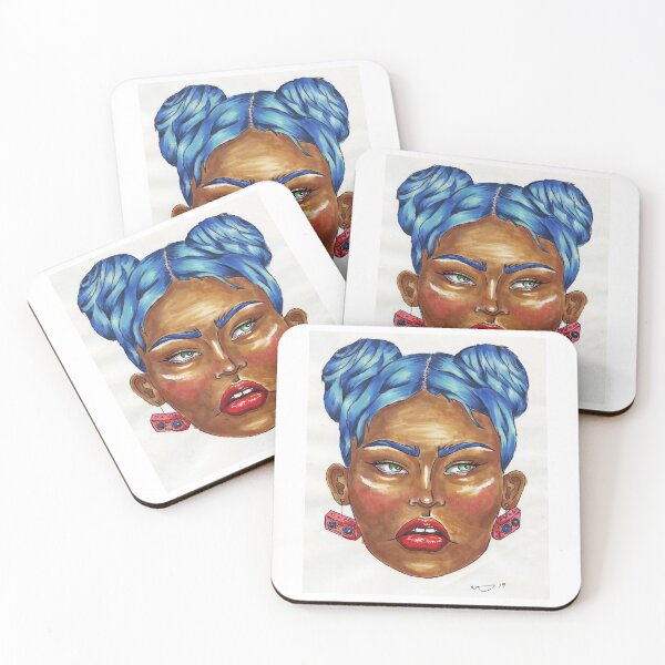 Item preview, Chica de pelo azul designed and sold by binkybrains.