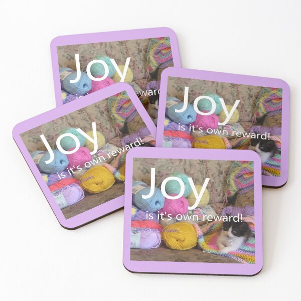 Item preview, Tuxedo Cat Joy is it's own Reward! - Inspirational Quotes Happy Kitten designed and sold by Sarah  Rajkotwala.
