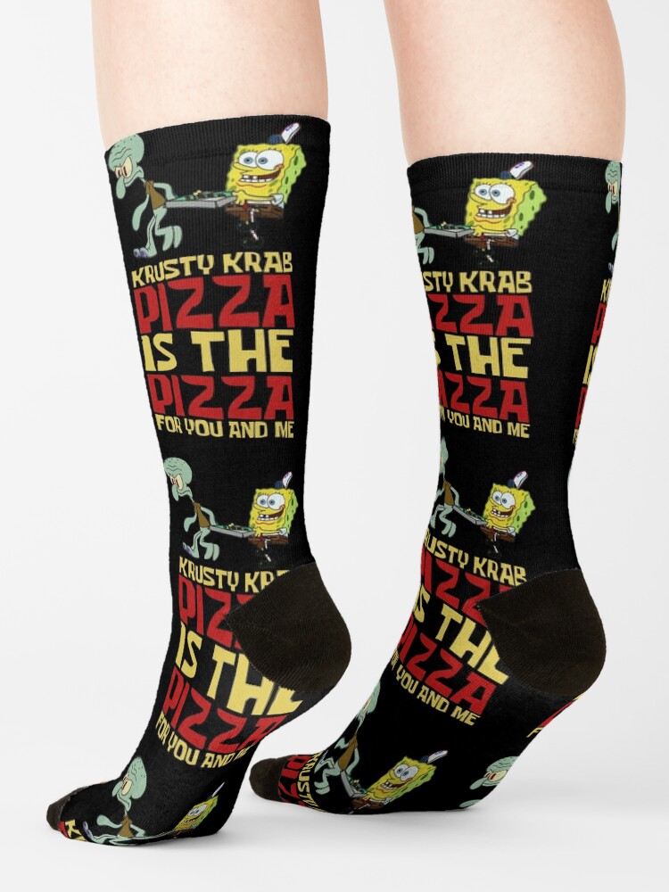 Alternate view of Krusty Krab Pizza Socks