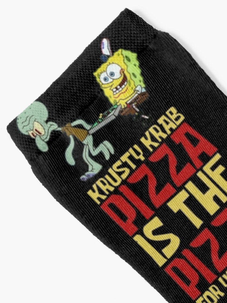 Alternate view of Krusty Krab Pizza Socks
