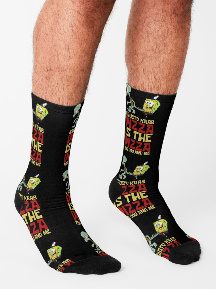 Alternate view of Krusty Krab Pizza Socks