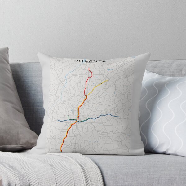Item preview, Atlanta Transit Map designed and sold by CPTVDesign.