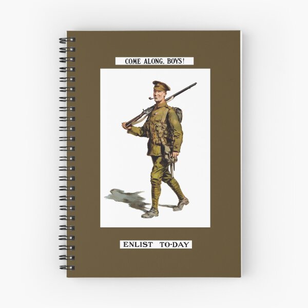 Item preview, Come Along, Boys! Enlist To-Day designed and sold by warishellstore.
