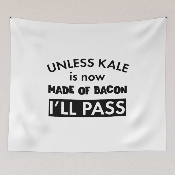 Item preview, Bacon Saying Funny Foodie Joke Saying Eat Meat Lovers Quote  designed and sold by CreatedByHeidi.