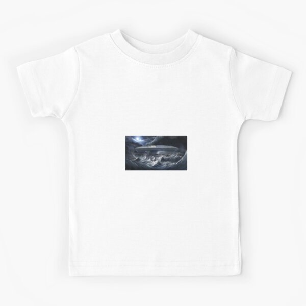 Spaceship Drawing Kids T-Shirt