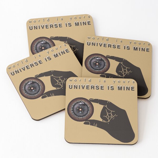 Item preview, world is yours UNIVERSE is MINE designed and sold by Pablo Carlos Budassi.