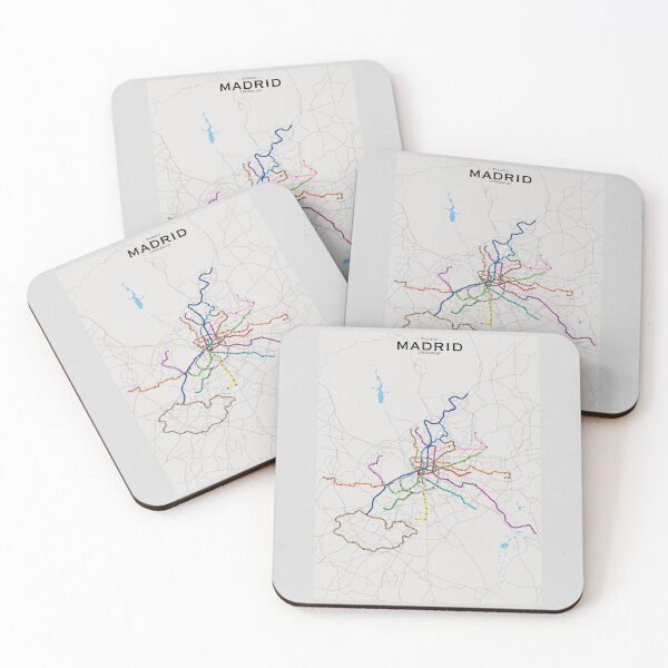 Item preview, Madrid Transit Map designed and sold by CPTVDesign.