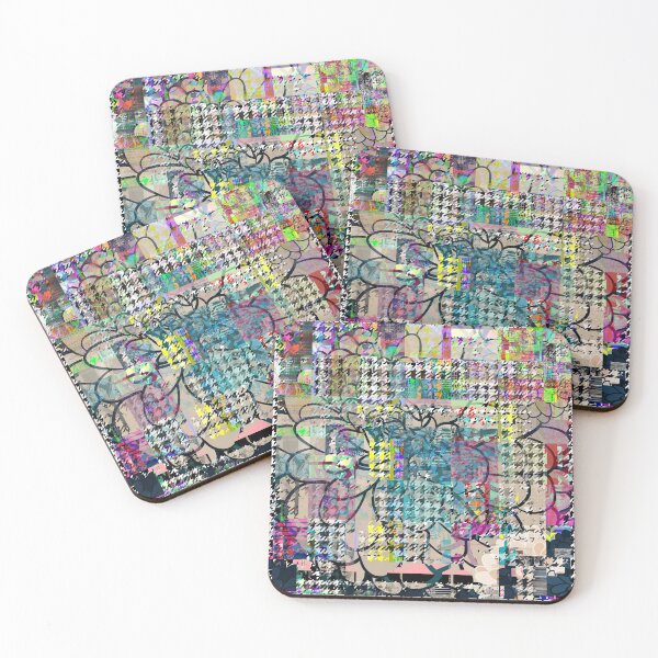Item preview, Houndstooth Glitchy Glam  designed and sold by thebrightspotco.